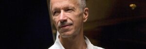 Colour portrait of Keith Jarrett