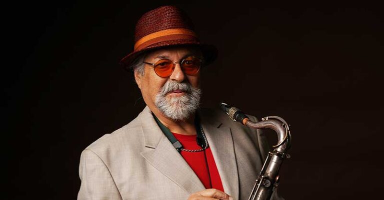 Photograph of saxophonist Joe Lovano