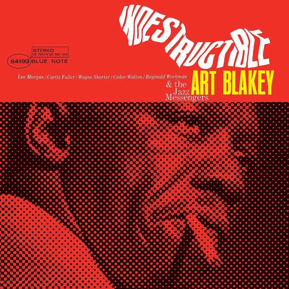 Art Blakey & The Jazz Messengers - Indestructable のアルバム カバー。